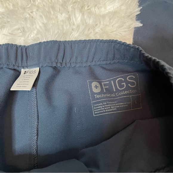 Figs Mens Cairo Cargo Scrub Pants Blue L - Picture 2 of 4